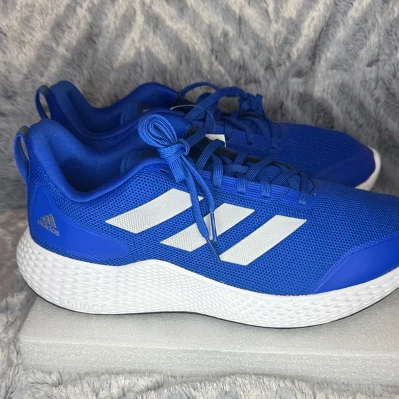 Adidas Men's Blue Athletic Shoes - Picture 2 of 7